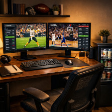 set up sports betting room